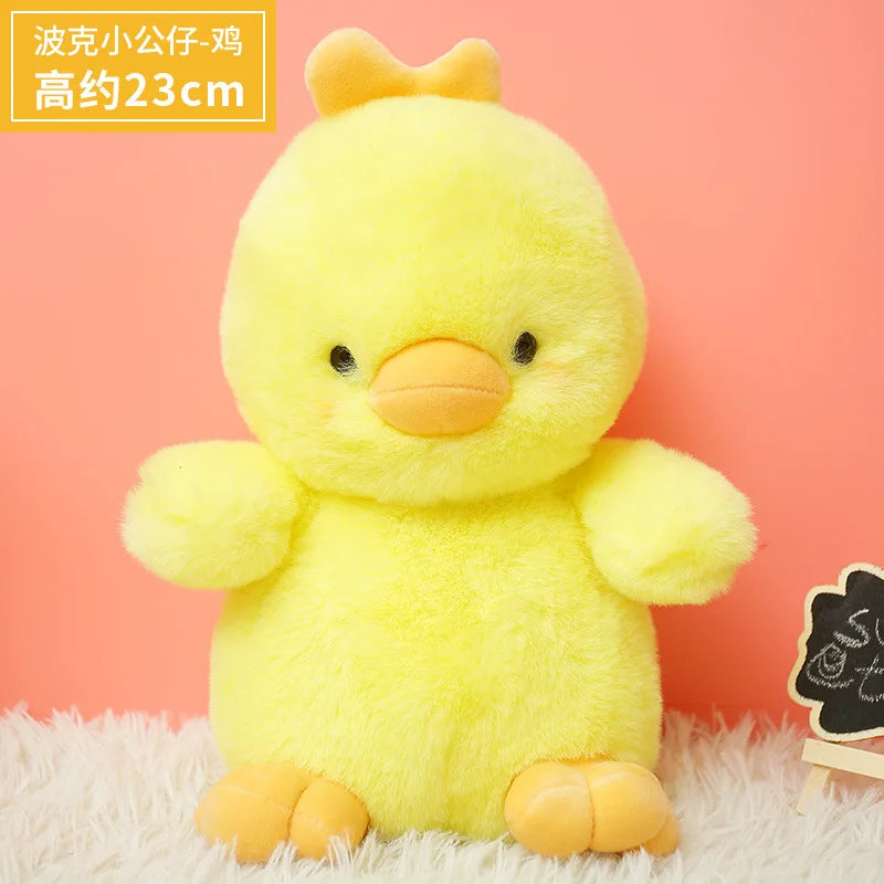 KTX-918291 Soft Stuffed Plush Toys – Cute Animal Designs Including Lion, Elephant, Teddy Bear, and Sheep – Ideal Pillow for All Ages