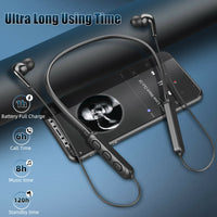 HKM-918355 Bluetooth Neck-hanging Stereo Headset with Voice Control and Multi-point Connection