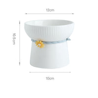 HKM-918483 Ceramic Pet Drinking Bowl for Dogs and Cats - Stylish and Cute Design