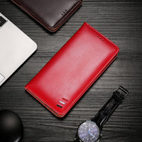 HKM-918547 Magnetic Flip Phone Case for Google - Waterproof PU + TPU Leather, Solid Color Business Style