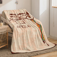 HKM-918611 Bohemian Geometric Pattern Flannel Blanket - All Seasons Polyester Fiber