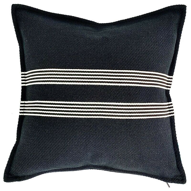 HKM-918675 Geometric Striped Cotton and Linen Pillowcase in Multiple Sizes and Patterns