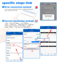 HKM-918803 Bluetooth OBDII Car Diagnostic Tool with Advanced Features and Software Integration