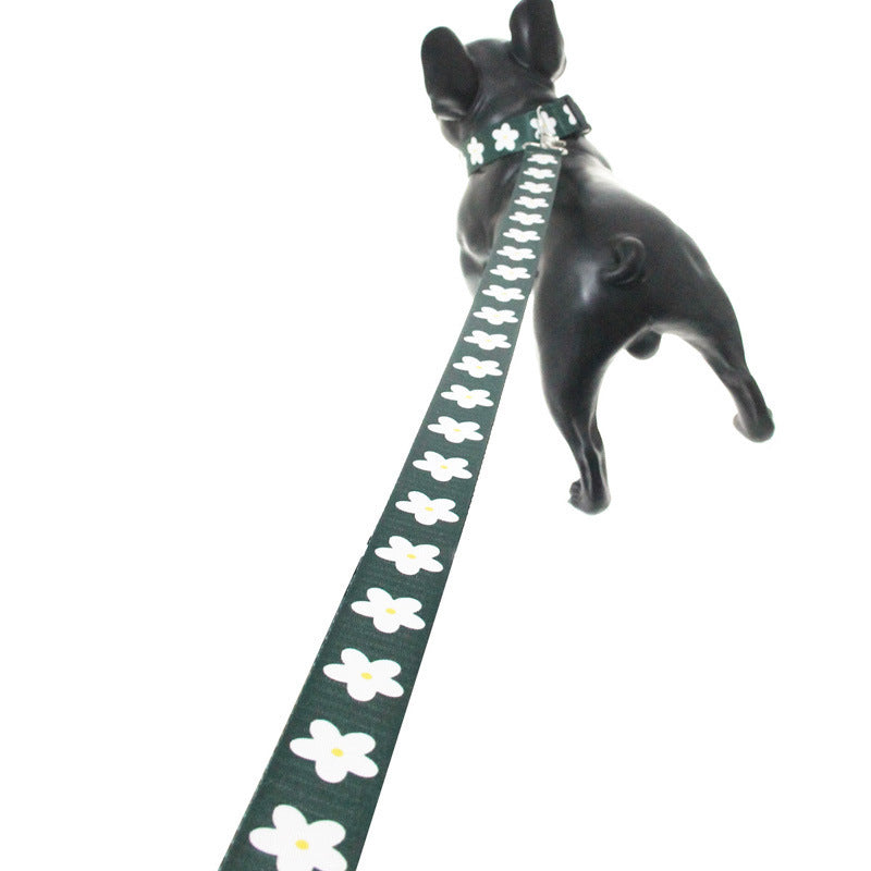 HKM-918803 Nylon Leash with Adjustable Collar and Harness for Golden Retrievers and Labradors