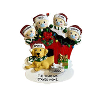 HKM-919059 Abstract Christmas Tree Pendant in MDF with Floral Landscape Design