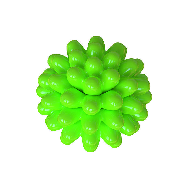 HKM-919059 Pet Dog Bite Glue Molar Ball Bite Resistance Training Relief Gnawing Trp Tooth Cleaning Ball Wholesale Dog Toys