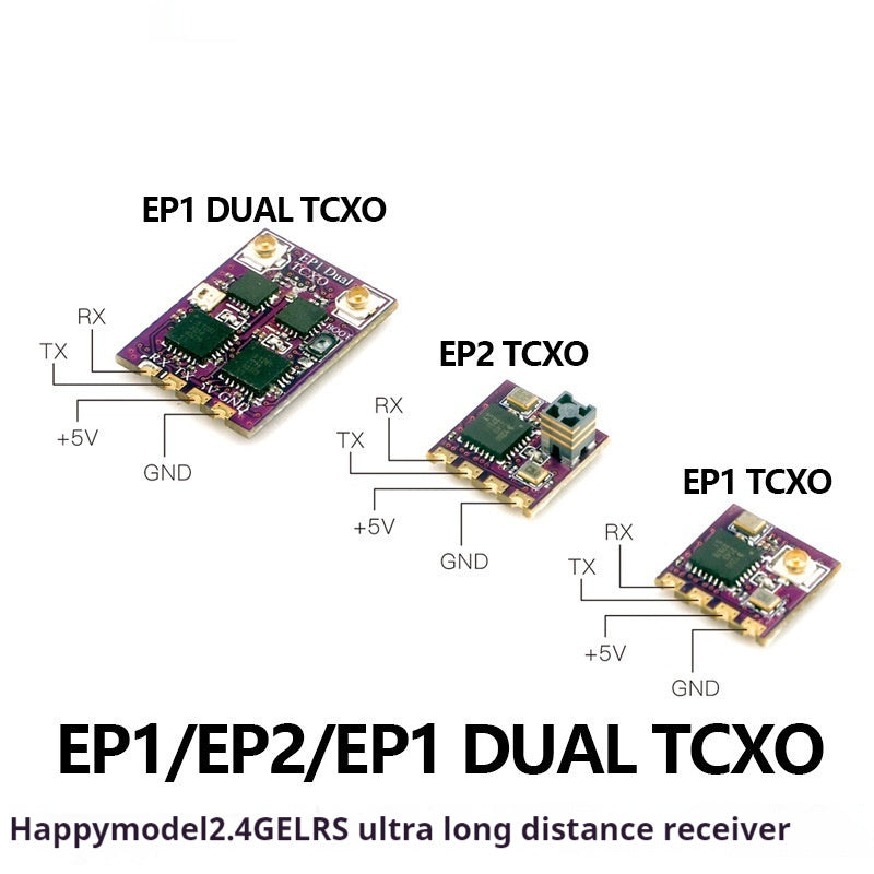HKM-919123 Ultra-Compact Dual TCXO Receiver for Long-Distance Telemetry, 2.4GHz ISM Band, Metal Build