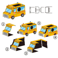 HKM-919187 Wearable 3D Cardboard Vehicle Model for Kids - DIY Handmade Cosplay Toy