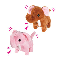 HKM-919251 Electric Plush Elephant Toy with Sound for Kids (11-30CM)