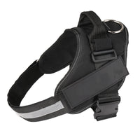 HKM-919443 Adjustable Nylon Pet Chest Harness and Traction Rope for Medium to Large Dogs