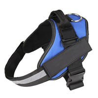 HKM-919443 Adjustable Nylon Pet Chest Harness and Traction Rope for Medium to Large Dogs