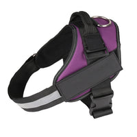 HKM-919443 Adjustable Nylon Pet Chest Harness and Traction Rope for Medium to Large Dogs