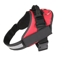 HKM-919443 Adjustable Nylon Pet Chest Harness and Traction Rope for Medium to Large Dogs
