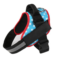 HKM-919443 Adjustable Nylon Pet Chest Harness and Traction Rope for Medium to Large Dogs