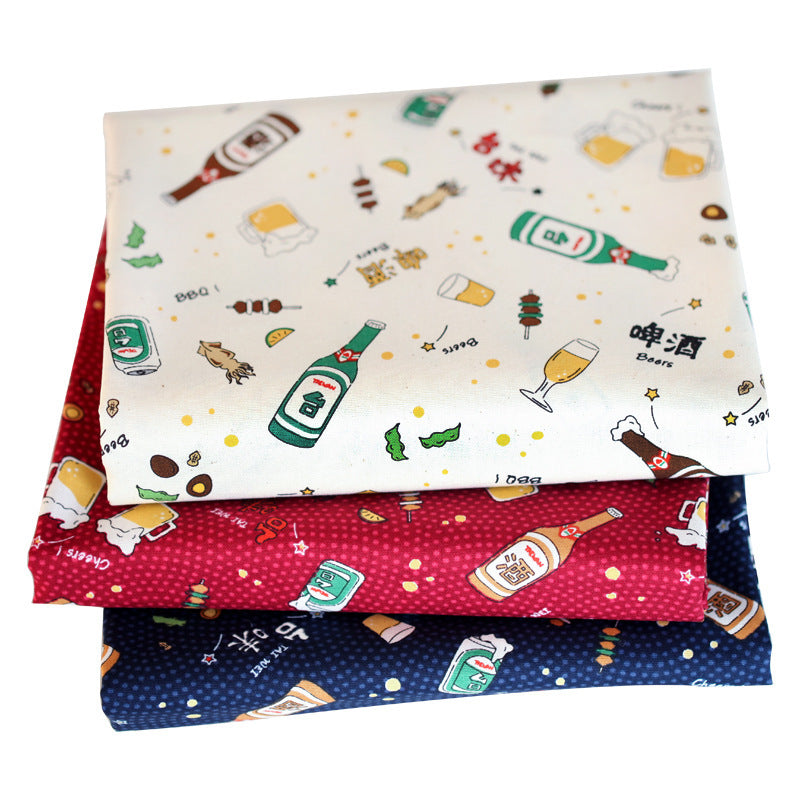 HKM-919443 Animal Print 100% Cotton Fabric for DIY Baby Clothing, Spring & Summer Suitable for Trousers, Shirts, Casual Wear, Sportswear, Pajamas, 110cm Width
