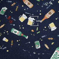 HKM-919443 Animal Print 100% Cotton Fabric for DIY Baby Clothing, Spring & Summer Suitable for Trousers, Shirts, Casual Wear, Sportswear, Pajamas, 110cm Width