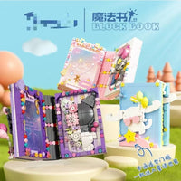 HKM-919443 Magic Book Building Block Album – Educational Assembled Block Toy Set for Kids Ages 0-14+