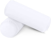 HKM-919891 Cylindrical Cervical Pillow for Comfortable Car and Knee Support, White