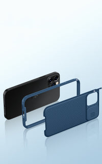 HKM-920147 MagSafe Magnetic Protective Case for iPhone 12 Mini, 12, 12 Pro, and 12 Pro Max - Black Mirror Design