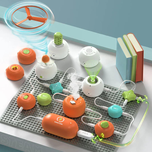 KTX-920339 Electronic Building Block Set for Kids - STEM Educational Construction Toy for Ages 5 and Up