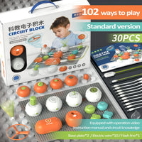 HKM-920339 Electronic Building Block Set for Kids - STEM Educational Construction Toy for Ages 5 and Up