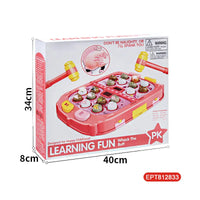HKM-920403 Electric Whack a Mole Game for Kids - Interactive Pounding Bench with Lights and Music, Educational Toy for Ages 2-4