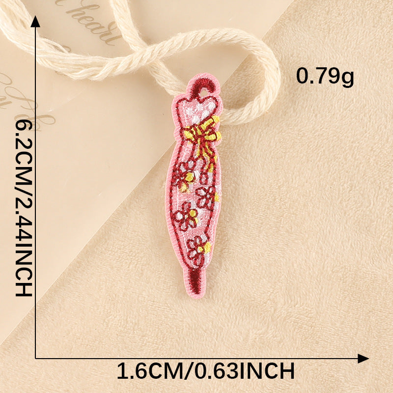HKM-920531 Embroidered Polyester Patch for Clothing and Accessories
