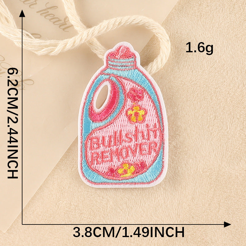 HKM-920531 Embroidered Polyester Patch for Clothing and Accessories