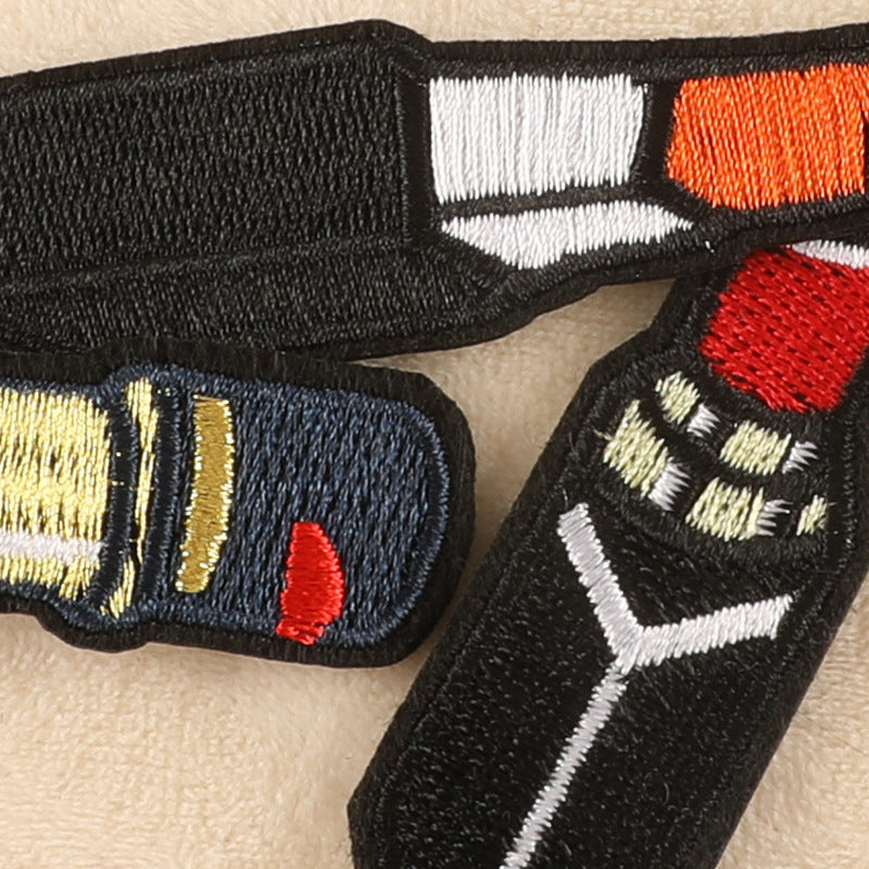HKM-920531 Embroidered Polyester Patch for Clothing and Accessories