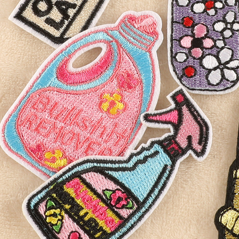 HKM-920531 Embroidered Polyester Patch for Clothing and Accessories