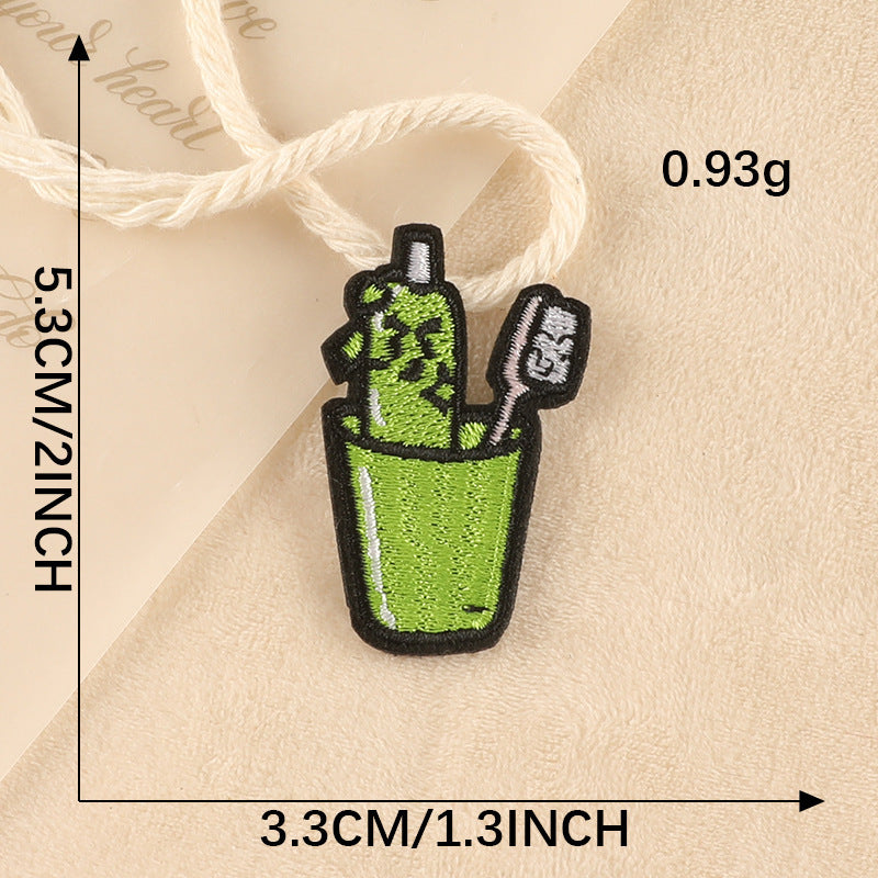 HKM-920531 Embroidered Polyester Patch for Clothing and Accessories