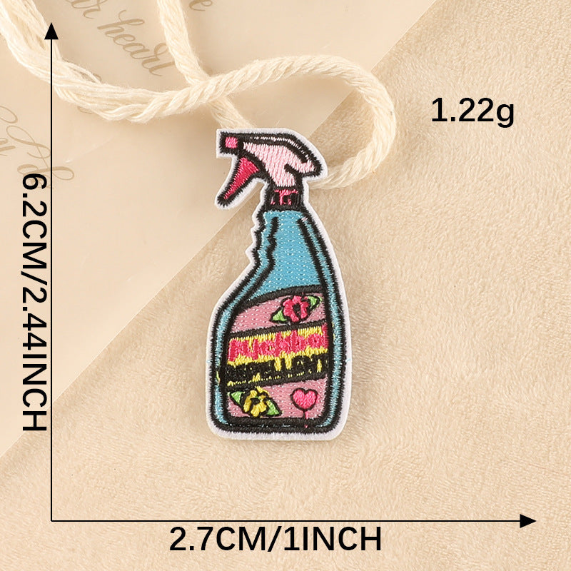 HKM-920531 Embroidered Polyester Patch for Clothing and Accessories