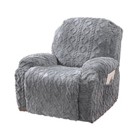 HKM-920659 Chivas Single Elastic Recliner Sofa Cover - All-Inclusive Modern Slipcover in Light Gray, Gold, Beige, Army Green