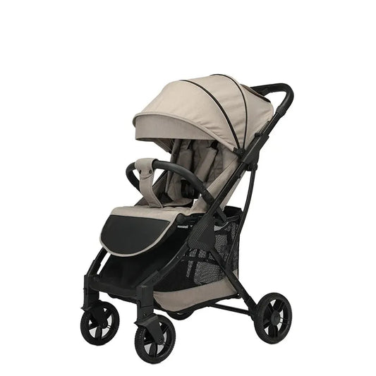 KTX-920787 Lightweight Eco-Friendly 3-in-1 4-Wheel Stroller with Five-Point Harness for Children Aged 0-12 Months