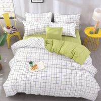 HKM-920915 Elegant Polyester Bedding Set with Quilt Cover, Bed Sheet, and Pillowcases in Multiple Sizes