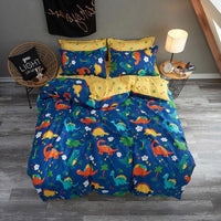 HKM-920915 Elegant Polyester Bedding Set with Quilt Cover, Bed Sheet, and Pillowcases in Multiple Sizes