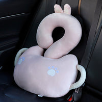 HKM-921043 Cute Cartoon Animal Hug Pillow - Light Cat, Toast, Rabbit, Capybara, Dinosaur, Dark Green Cat, 65cm