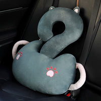 HKM-921043 Cute Cartoon Animal Hug Pillow - Light Cat, Toast, Rabbit, Capybara, Dinosaur, Dark Green Cat, 65cm