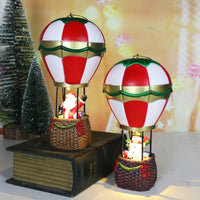 HKM-921043 Luminous Christmas Fireplace Night Lamp - Decorative Resin Ornament