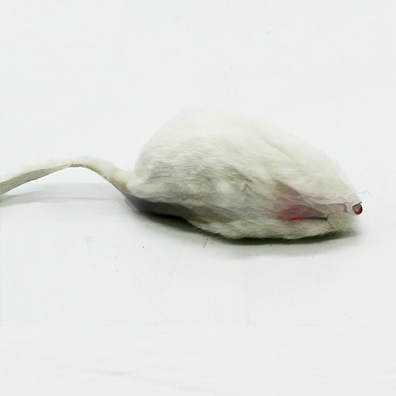 HKM-921363 Cat Supplies 2-inch Rabbit Skin Mouse Self-Hi Toy