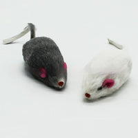 HKM-921363 Cat Supplies 2-inch Rabbit Skin Mouse Self-Hi Toy