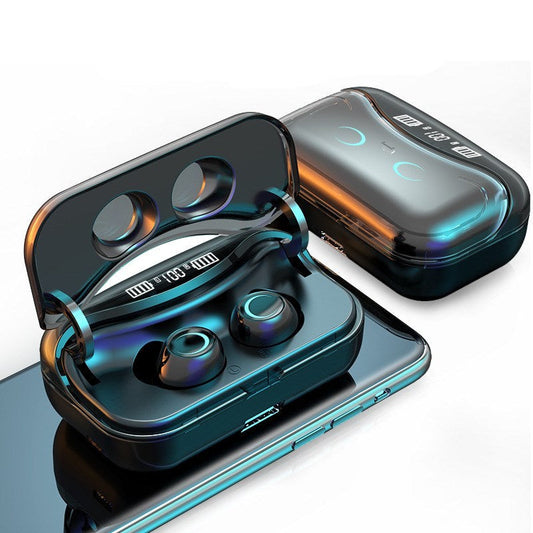 HKM-921427 Wireless In-Ear Bluetooth Headset with Call & Voice Control, 20m Range, Stereo Sound, Multi-Point Connection