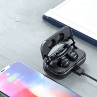 HKM-921427 Wireless In-Ear Bluetooth Headset with Call & Voice Control, 20m Range, Stereo Sound, Multi-Point Connection