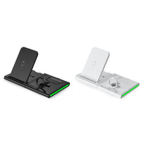 HKM-921491 Detachable Wireless Charging Stand with Indication Function - White/Black
