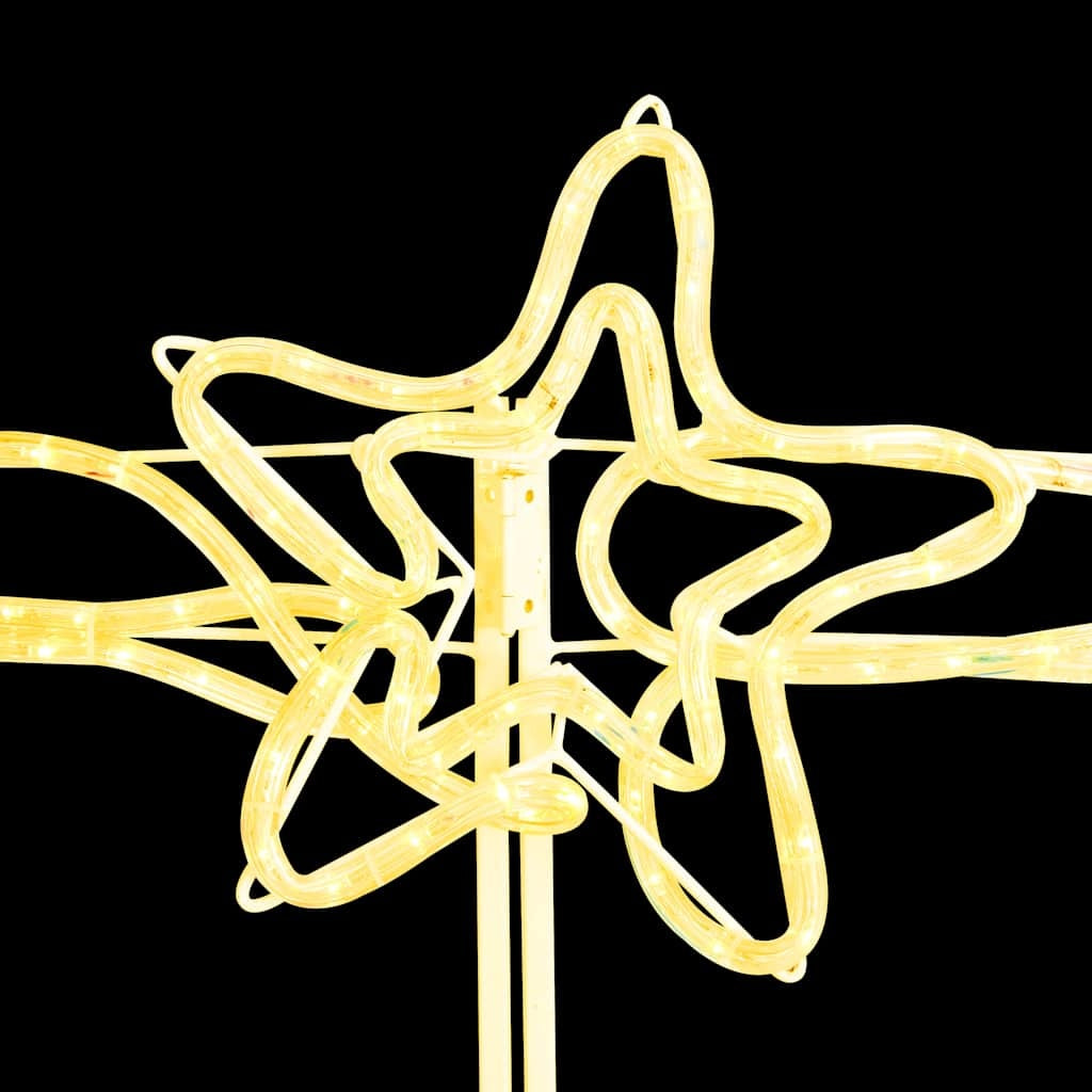 KTX-921555 Illuminated Nativity Scene with 240 Multicolor LEDs, Weather-Resistant Christmas Decoration, 116x41x87 cm