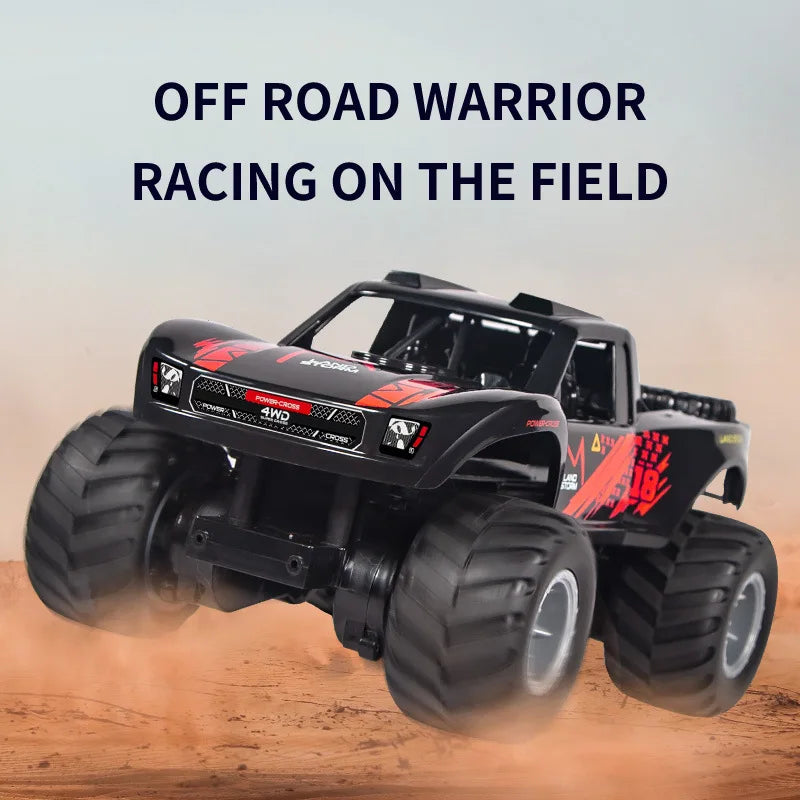 HKM-921747 2.4G Electric RC Amphibious Off-Road Vehicle with 360° 4WD, LED Lights, and Remote Controller