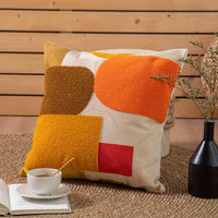 HKM-921875 Embroidered Cotton Canvas Towel Pillowcase with Stripes for Modern Living Spaces