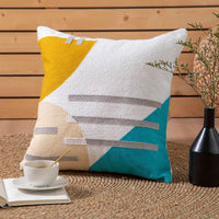 HKM-921875 Embroidered Cotton Canvas Towel Pillowcase with Stripes for Modern Living Spaces