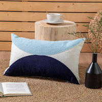 HKM-921875 Embroidered Cotton Canvas Towel Pillowcase with Stripes for Modern Living Spaces