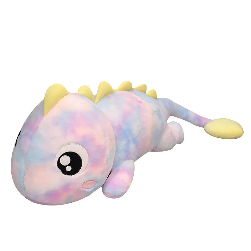 KTX-922003 Colorful Large Dinosaur Plush Toy - Soft Stuffed Animal Pillow for Kids' Bedrooms (80-170cm)